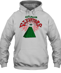 Pyramid with eye 13th Floor Elevators T- Unisex Hoodie