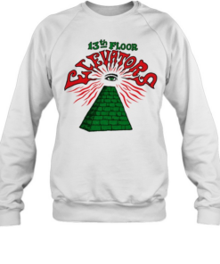 Pyramid with eye 13th Floor Elevators T- Unisex Sweatshirt