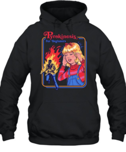 Pyrokinesis for geginners fire girl Unisex Hoodie