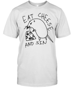 Rat eat cheese and sin T- Classic Men's T-shirt