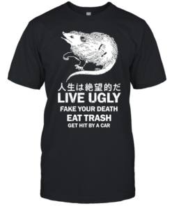Rat live ugly fake your death eat trash get hit by a car T- Classic Men's T-shirt