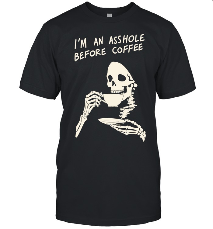 Reaper I’m an asshole before coffee Classic Men's T-shirt