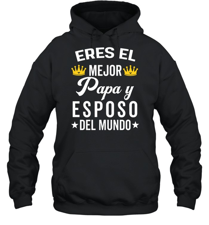 Regalos Para Papa Dia Del Padre Camiseta Mejor Esposo Unisex Hoodie