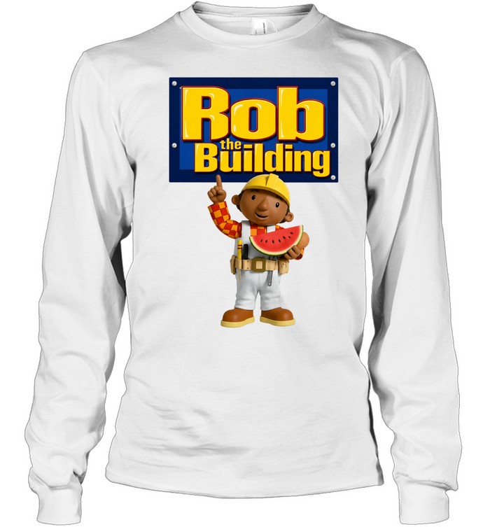 Rob The Building Bob the Builder parody logo Long Sleeved T-shirt