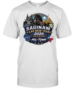 Saginaw Lao New Year 2026 Year of the Horse Team Mil-Town  Classic Men's T-shirt