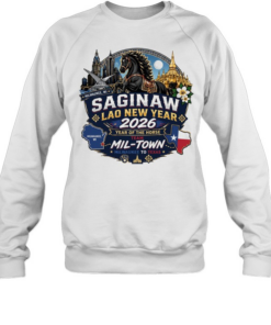 Saginaw Lao New Year 2026 Year of the Horse Team Mil-Town  Unisex Sweatshirt