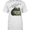 Sarcastic frog self deprecating I identify as a problem  Classic Men's T-shirt