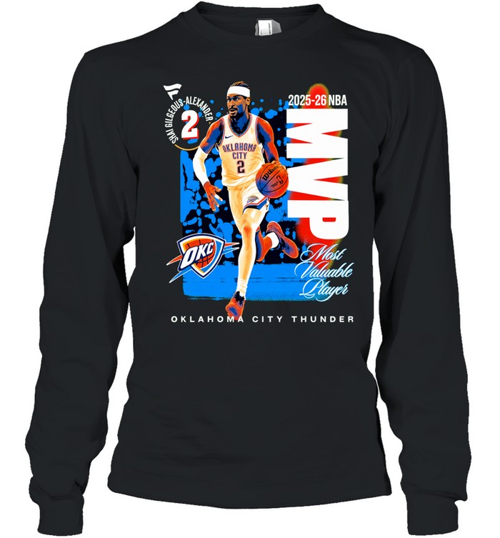 Shai Gilgeous-Alexander 2026 MVP Prime Long Sleeved T-shirt