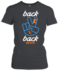 Shai Gilgeous Alexander Piece Hand Mvp Oklahoma City Thunder Basketball Back 2 Back  Classic Women's T-shirt