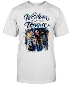 Singer and music misdom is on her tongue Classic Men's T-shirt