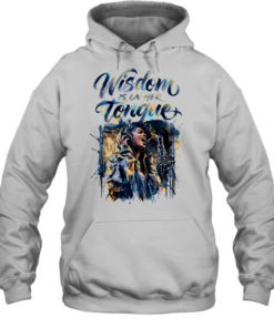 Singer and music misdom is on her tongue Unisex Hoodie