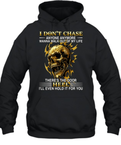 Skull I Don't Chase  Unisex Hoodie