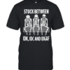 Skull Stuck Between Idk Idc And Idgaf  Classic Men's T-shirt