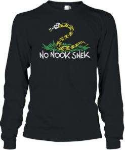 Snake no nook snek  Long Sleeved T-shirt