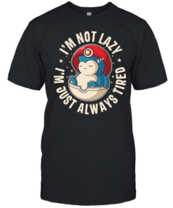 Snorlax Poké Ball Always tired I’m not lazy I’m just always tired  Classic Men's T-shirt