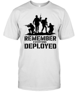 Soldier remember everyone deployed  Classic Men's T-shirt