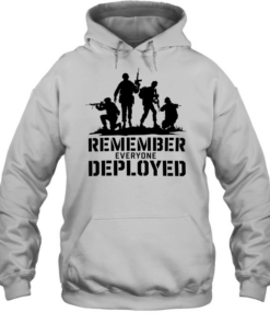 Soldier remember everyone deployed Unisex Hoodie