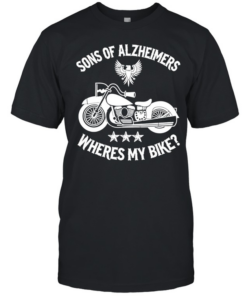 Sons of Alzheimers where my bike T- Classic Men's T-shirt