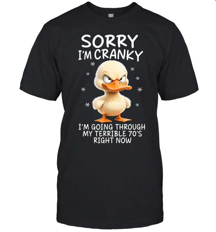Sorry I'm Cranky 70s Classic Men's T-shirt
