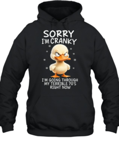 Sorry I'm Cranky 70s Unisex Hoodie
