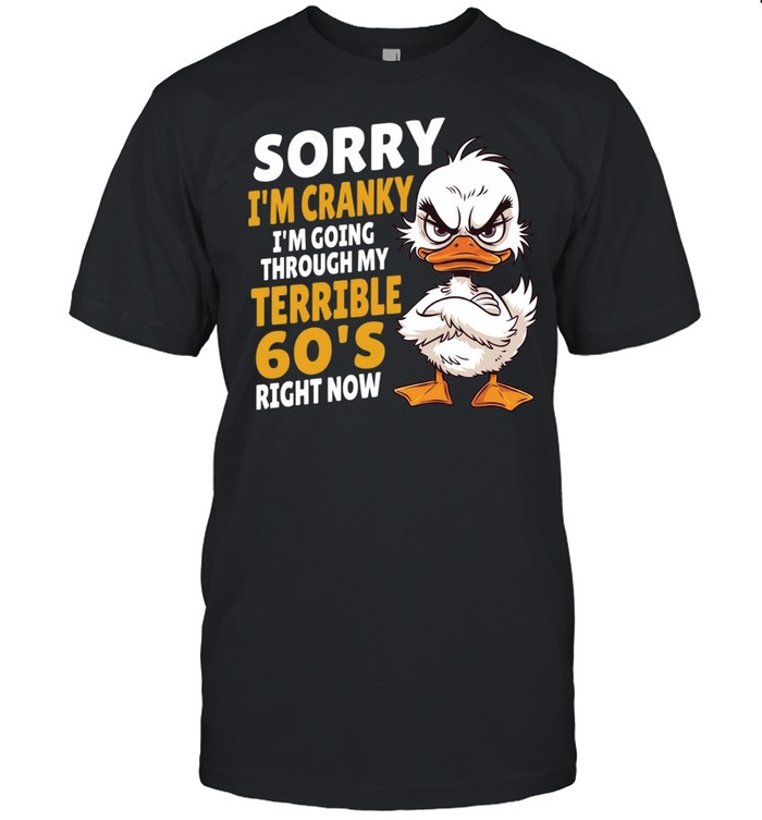 Sorry I'm Cranky Classic Men's T-shirt