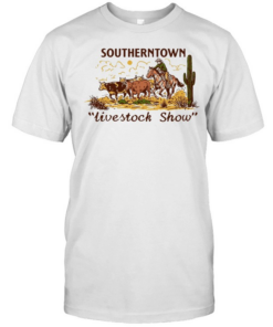 Southerntown livestock show cowboy  Classic Men's T-shirt