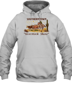Southerntown livestock show cowboy  Unisex Hoodie