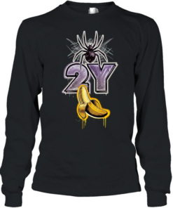 Spider Killed Bananaman 2Y banana graphic  Long Sleeved T-shirt
