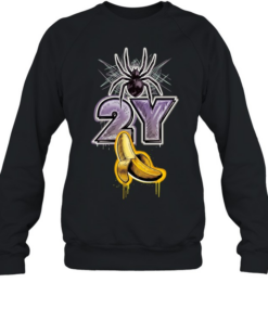 Spider Killed Bananaman 2Y banana graphic  Unisex Sweatshirt