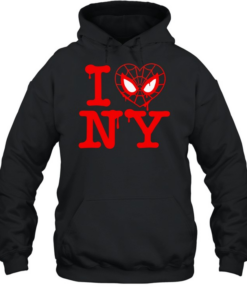 Spider-Man I Miles NY heart shaped  Unisex Hoodie