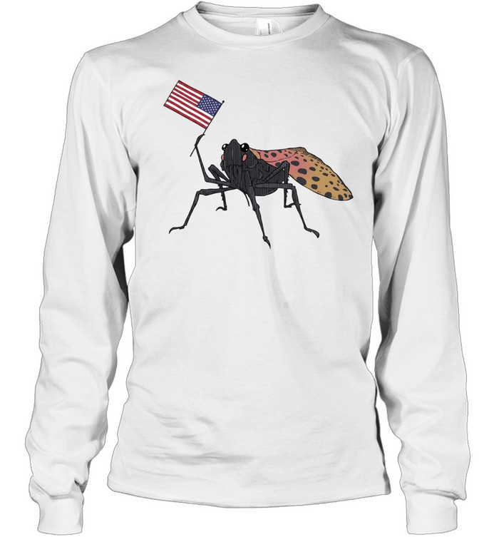 Spotted Lanternfly USA Tee Long Sleeved T-shirt