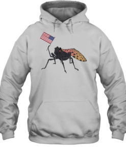 Spotted Lanternfly USA Tee Unisex Hoodie