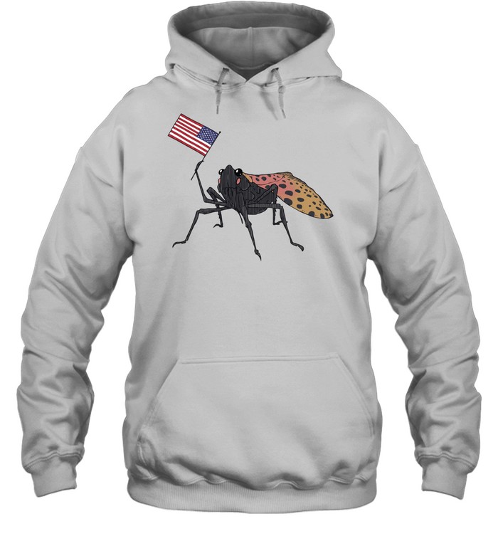 Spotted Lanternfly USA Tee Unisex Hoodie