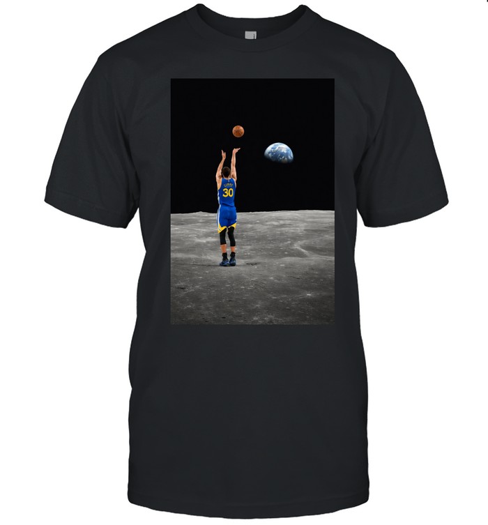 Stephen Curry Shooting From the Moon Tee Classic Men's T-shirt