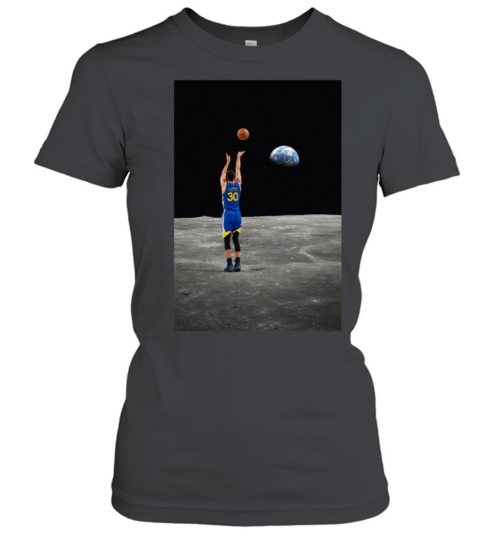 Stephen Curry Shooting From the Moon Tee Classic Women's T-shirt