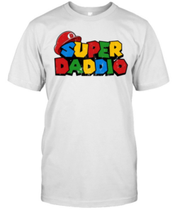 Super Daddio Super Mario parody  Classic Men's T-shirt