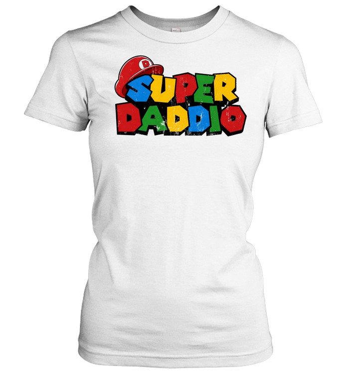 Super Daddio Super Mario parody Classic Women's T-shirt