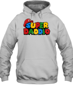 Super Daddio Super Mario parody Unisex Hoodie