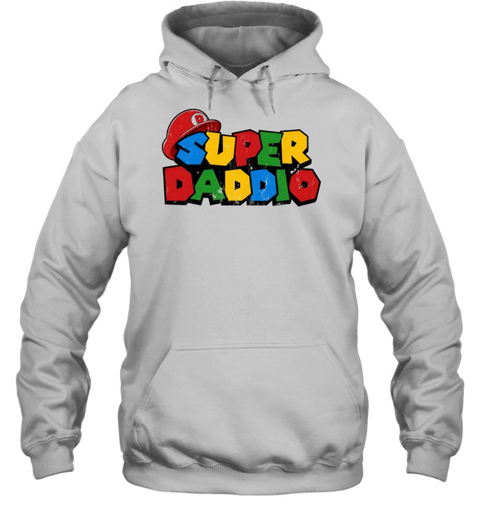 Super Daddio Super Mario parody Unisex Hoodie