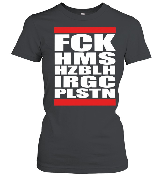 Terence Tendayi wearing fck hms hzblh irgc plstn Classic Women's T-shirt