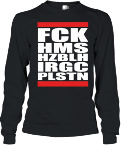 Terence Tendayi wearing fck hms hzblh irgc plstn Long Sleeved T-shirt