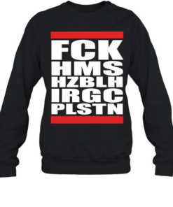 Terence Tendayi wearing fck hms hzblh irgc plstn Unisex Sweatshirt