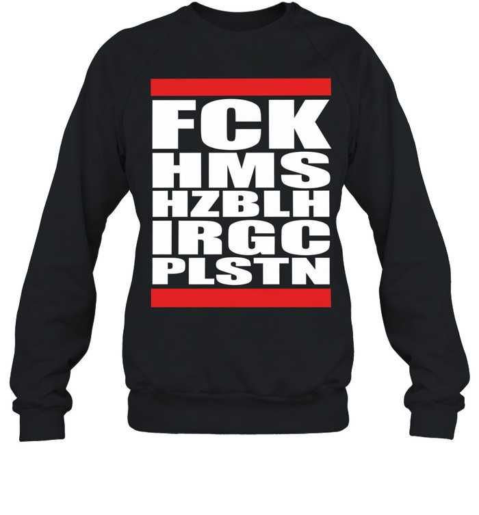 Terence Tendayi wearing fck hms hzblh irgc plstn Unisex Sweatshirt