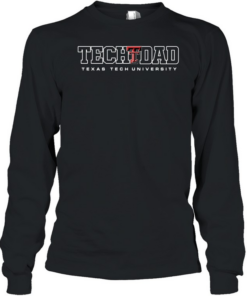 Texas Tech University Red Raiders Dadt Long Sleeved T-shirt