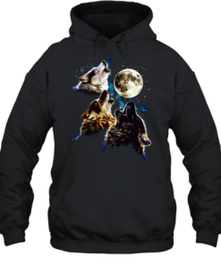 The Mountain Three Wolf Moon graphic Unisex Hoodie