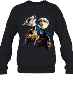 The Mountain Three Wolf Moon graphic Unisex Sweatshirt