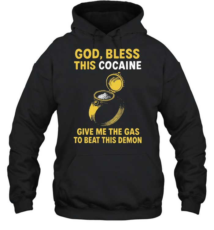 The Ring God bless this cocaine give me the gas to beat this demon Unisex Hoodie