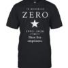 The Smashing Pumpkins 1995 – 2026 Zero In Memoriam Poster Classic Men's T-shirt