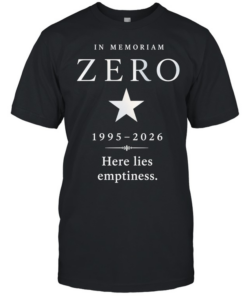 The Smashing Pumpkins 1995 – 2026 Zero In Memoriam Poster  Classic Men's T-shirt