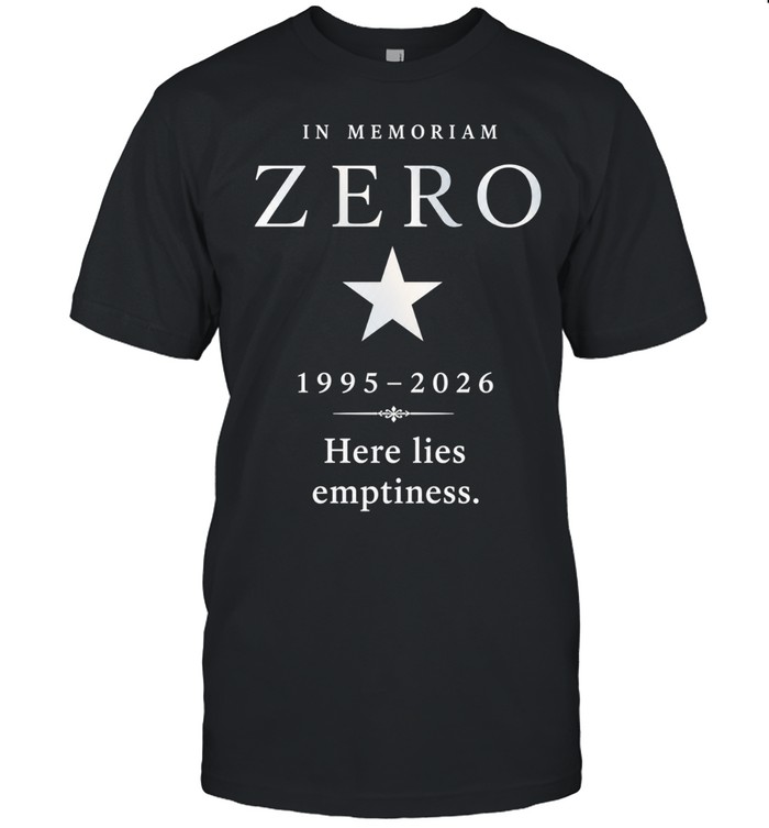 The Smashing Pumpkins 1995 – 2026 Zero In Memoriam Poster Classic Men's T-shirt